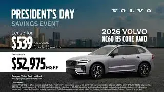 President&rsquo;s Day Savings Event: Explore the Versatile 2026 Volvo XC60 B5 Plus AWD