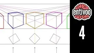 Gira un cubo en perspectiva