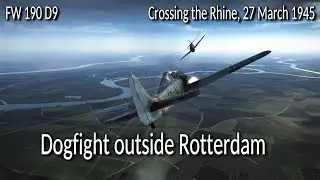FW 190 D9 vs. P-47 Thunderbolts: Dogfight near Rotterdam | Cinematic WW2 Air Combat Missions