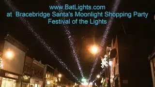 Bracebridge - www.BatLights.com searchlight spotlight rent skyquadlight skytracker 4 hollywood beam