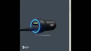 Автомобильное зарядное устройство Deppa USB-C + USB A, PD 3.0, QC 3.0, 20W, дата-кабель USB-C 11297