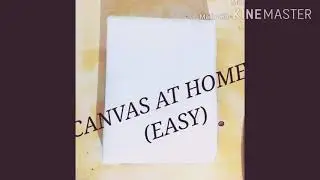 How to make canvas at home with using classmate note book cover easy