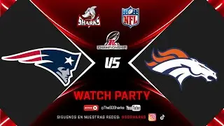 🔴 New England Patriots vs Denver Broncos EN VIVO | AFC Championship 2026 🏈 | Watch Party en Español