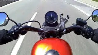 HD Iron 883 highway ride