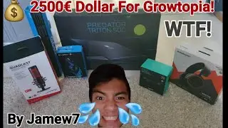 Using 2500$ Dollar For Growtopia! WTF! (RIP MONEY!) OMG!! - Growtopia