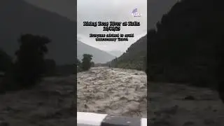Rising Water Levels of Beas River in Kullu Vally, Himachal Pradesh