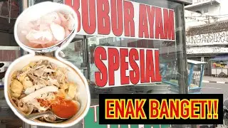 RAME SETIAP PAGI!! BUBUR AYAM KANG DEDI ENAK BANGET!!!