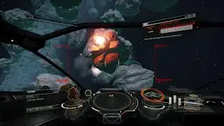 Elite Dangerous deep core mining explosion