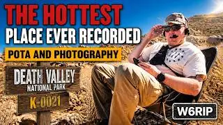 My First Parks on the Air. QRP Portable Ham Radio in Death Valley K-0021.