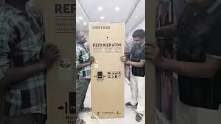 SAMSUNG DOUBLE DOOR REFRIGERATOR UNBOXING AND REVIEW #fridge #shorts
