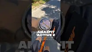 Active 2 da Amazfit, ser&aacute; que substitui um ciclocomputador? #bikeshorts #smartwatch #ciclismo #mtb