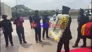 Body of fallen ministers/Kisoro MP Sarah Mateke lies in the central lobby for MPs to pay tribute