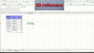 New trick 3D references in excel learn in 1:43 seconds