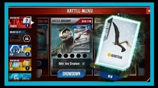 AEROTITAN - BATTLE BUILD UP | Jurassic World The Game