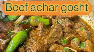 Beef achar gosht|easy recipe|mazaidar achar gosht|Yasmeen kitchen|hygiene food|karachi food|homefood