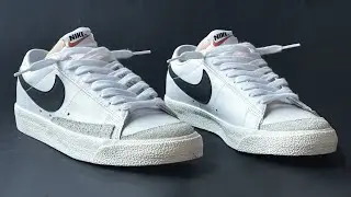 How To Lace Nike Blazer Low | Easy & Stylish Ways