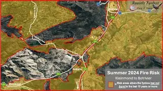 Overstrand Fire Risk for the 2024 fynbos areas - Kleinmond to Botrivier