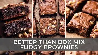 Better Than Box Mix Fudgy Brownies!