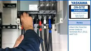 Wiring a Yaskawa iQpump605 Drive (143 Output Amps and Larger)