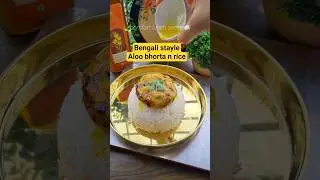 How to make Aloo Bharta  #aloobharta  #aloochokha #indianfood #ytshortsindia #foodvideos #potato