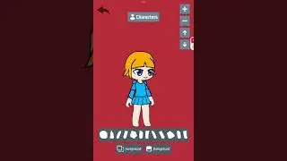 Make a Girl in chibi pose maker import assets characters pose