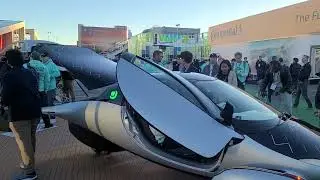 Aptera booth at CES 2025