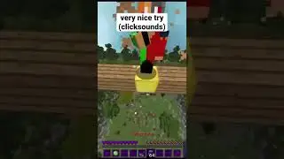 very nice clutching try in minecraft #minecraft #reduce #clutch #insane #clicksounds #shorts