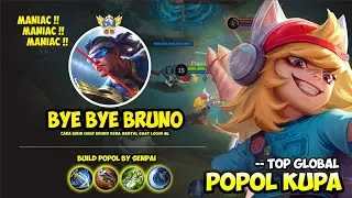 POPOL DUTA MANIAC⁉️😱 BEST BUILD POPOL AND KUPA 2023 | TUTORIAL POPOL VS BRUNO | POPOL AND KUPA