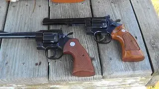 Target Revolvers Colt vs S&W