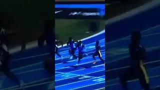 100m Men Akeem Blake 9.89