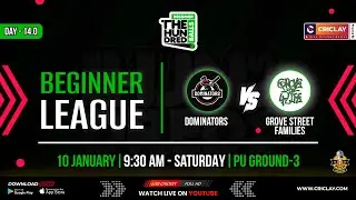 Dominators vs Grove Street Families | Hundred Balls - Beginner 14.0 | Criclay