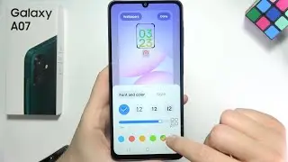 Samsung A07: How to Customize Clock on Lock Screen