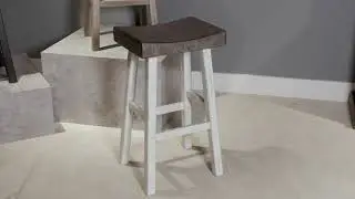 Glosco Two Tone Pub Height Bar Stool Set Of 2 from Signature Design  by Ashley