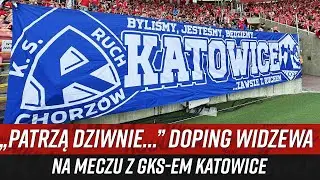 &bdquo;Patrzą dziwnie...&rdquo; doping Widzewa na meczu z GKS-em Katowice (02.08.2025)