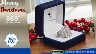 DiamondCelebritees 925 Silver White Cubic Zirconia 2.00ct Wide Square Men's Engagement Ring Size11