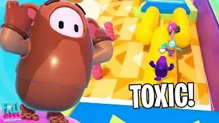 The MOST TOXIC PLAYER IN FALL GUYS..