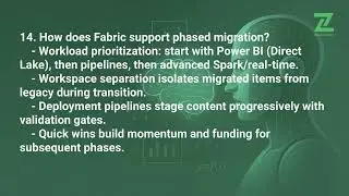 Migration & Best Practices for Microsoft Fabric Interview Questions