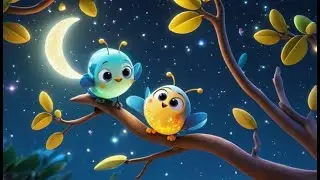 Five Tiny Fireflies Blinking Bright | English Nursery Rhyme | Kids Songs | Baby Music