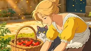 Golden Hour at the Cottage Deep Focus & Sleep Ambience ghibli animation