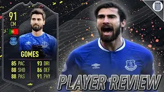 91 STORYLINE ANDRE GOMES PLAYER REVIEW! IS HE WORTH GETTING? - FIFA 20 ULTIMATE TEAM