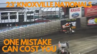 Crashing on your preliminary night is not ideal.... 23' Knoxville Nationals.