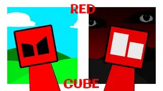 My sprunki oc : Red cube
