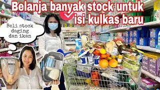 BELANJA BANYAK UNTUK ISI KULKAS BARU || PERSIAPAN PINDAHAN