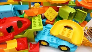Satisfying Building Blocks Marble Run Race Wave Track & Winding Track