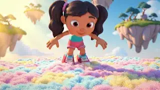 Fall Guys Jelly Runner Spun Around the Rail | Nursery Rhymes for Kids & Baby Songs
