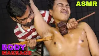 Relaxing Full Body ASMR Massage For Stress Relief | Head Massage & Neck Cracking | Massagem Therapy