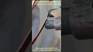 GRAPHITE WELDING MACHINE for transformer conductor #machine