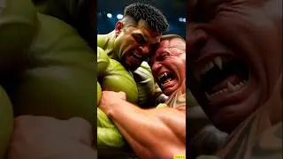 Hulk vs Tiger Brutal Wrestling Fight #ai #hulk #shorts