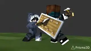 MINECRAFT FGHTING TEMPLES IN PRISMA3D