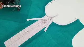 Very Easy and Latest Pintex Neck Design for kurti/Suit Cutting and Stitching